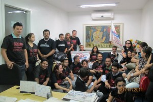 Ocupação do gabinete da PGJ, novembro de 2011.